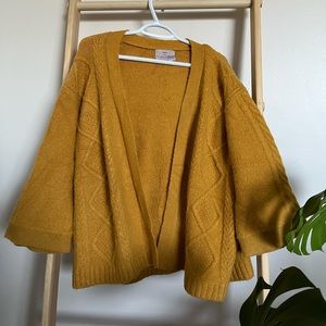 Anthropologie Chunky Knit Cardigan